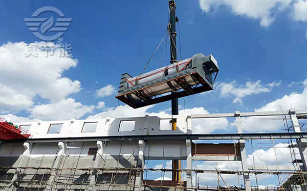 藥渣烘干設備吊裝現(xiàn)場